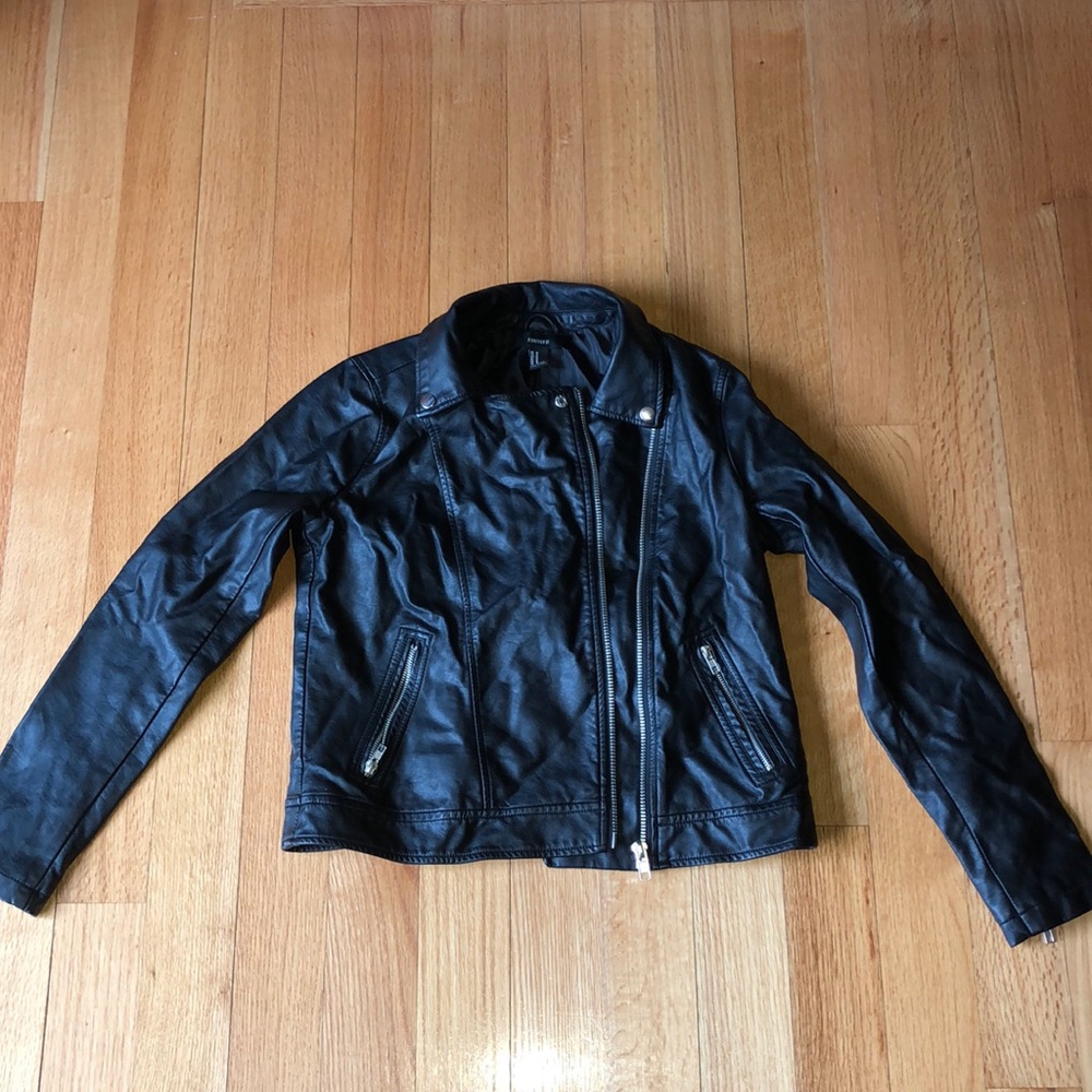 🖤Forever 21 Black Leather Jacket